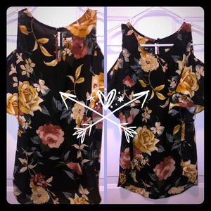 BCX open shoulder top